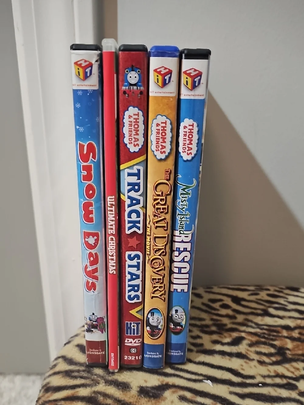 Thomas & Friends DVD Set - Blue, Red, Yellow Spines